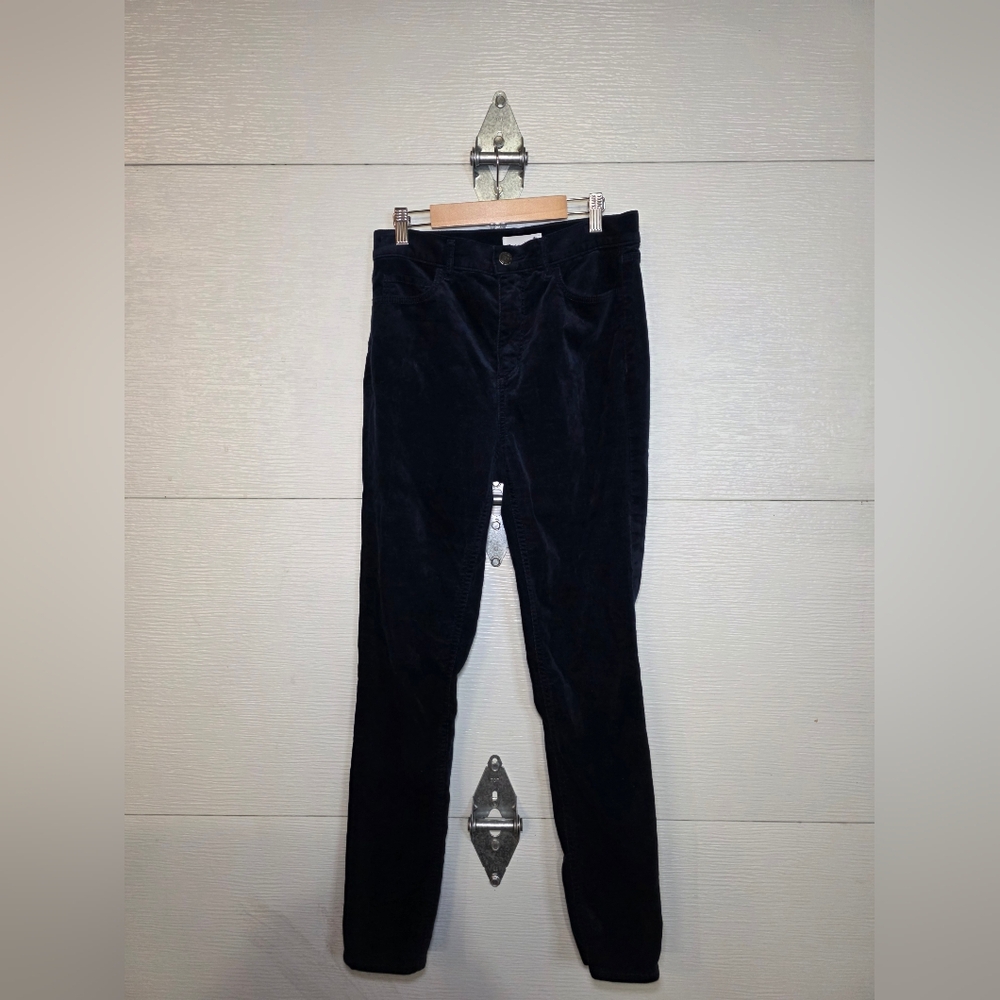 LOFT Blue Corduroy Trousers